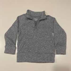 Jumping beans 3/4 zip Sweater - Gray - 3T
